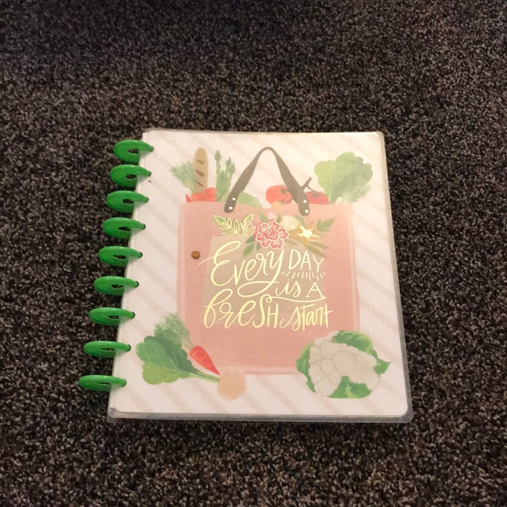 Happy Planner recipe organizer
